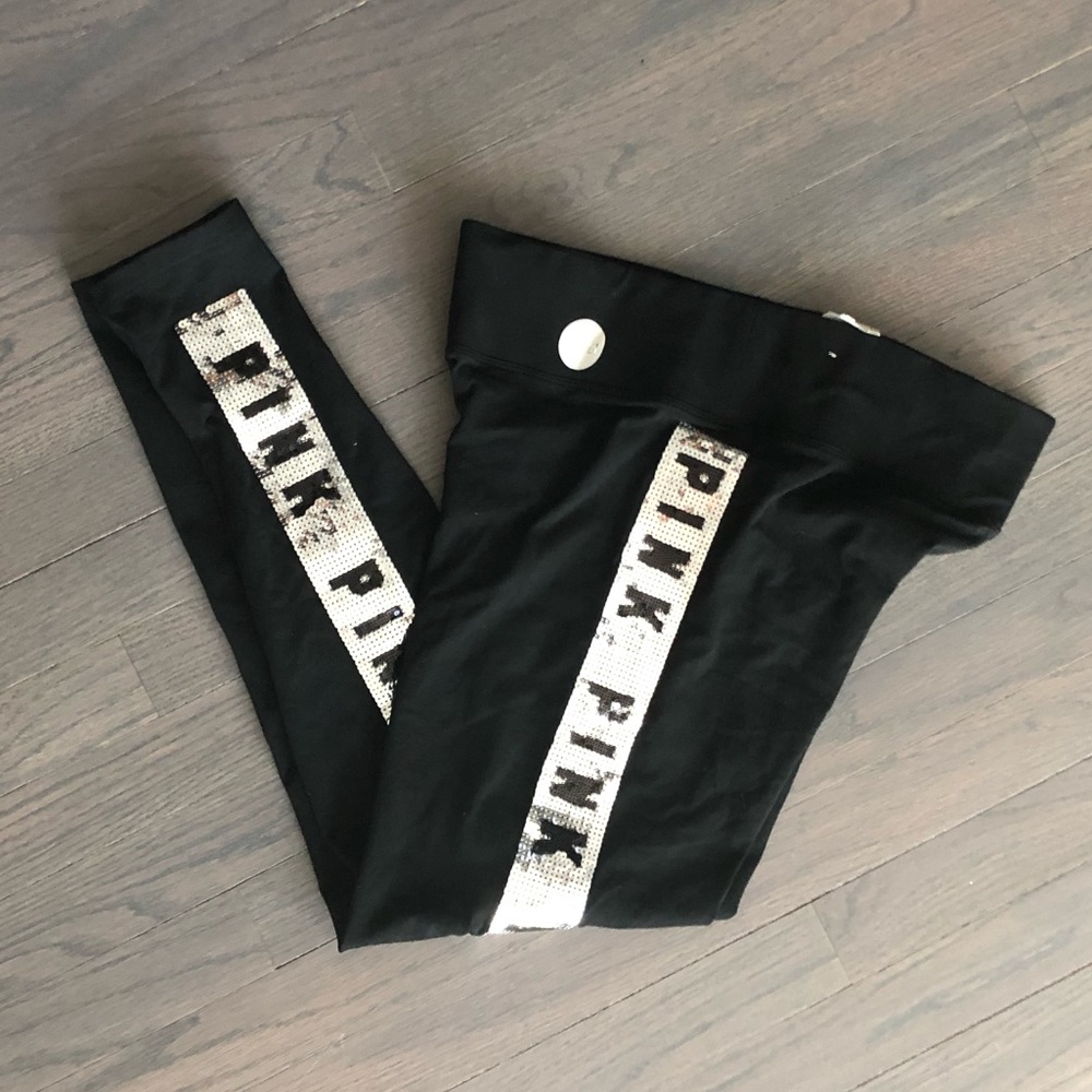 VS PINK Sequin Yoga Pants